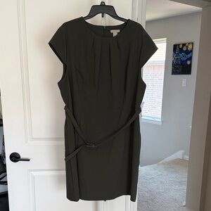 H&M Dark Green Dress XXL